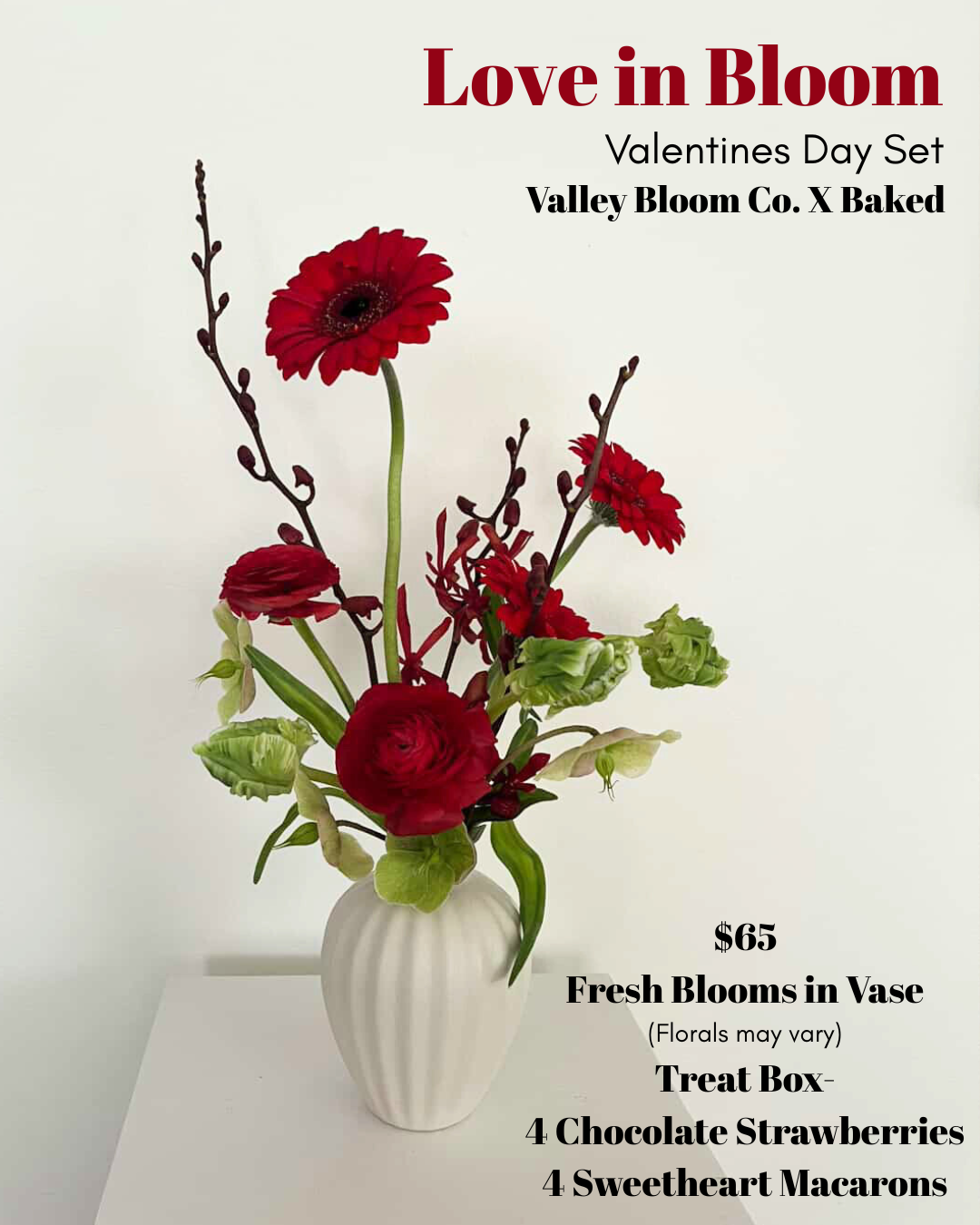 Love In Bloom - Valentine's Day Set