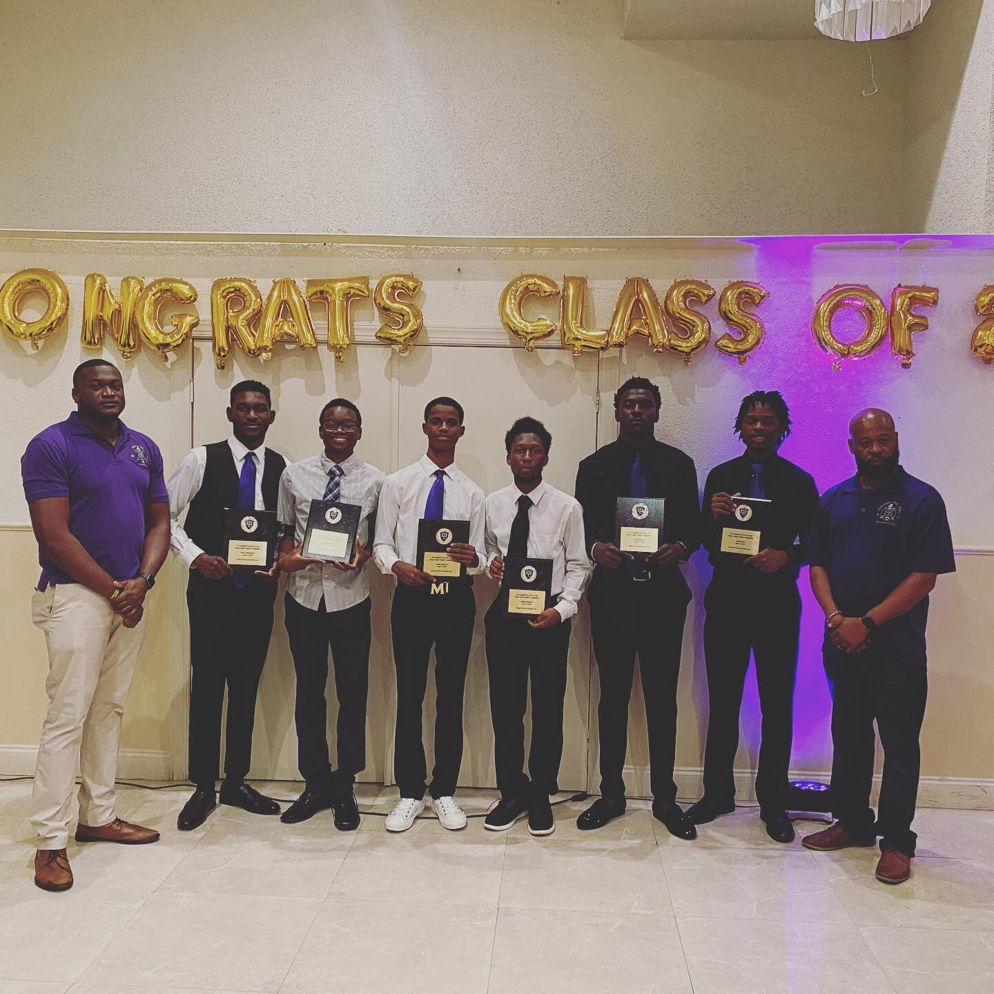 On Monday June 14, the Sigma Alpha chapter of Omega Psi Phi Fraternity, Inc.  and the Lamplighters Program held a trunk send off for our Lamplighter graduates. 
6 of these young men will be going off to college, while one is heading to Africa for an 