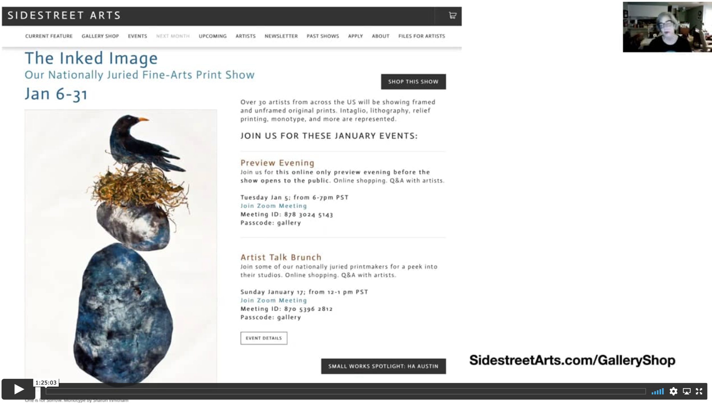 January 2021 Show Preview: The Inked Image Juried Fine-Arts Printmaking Show