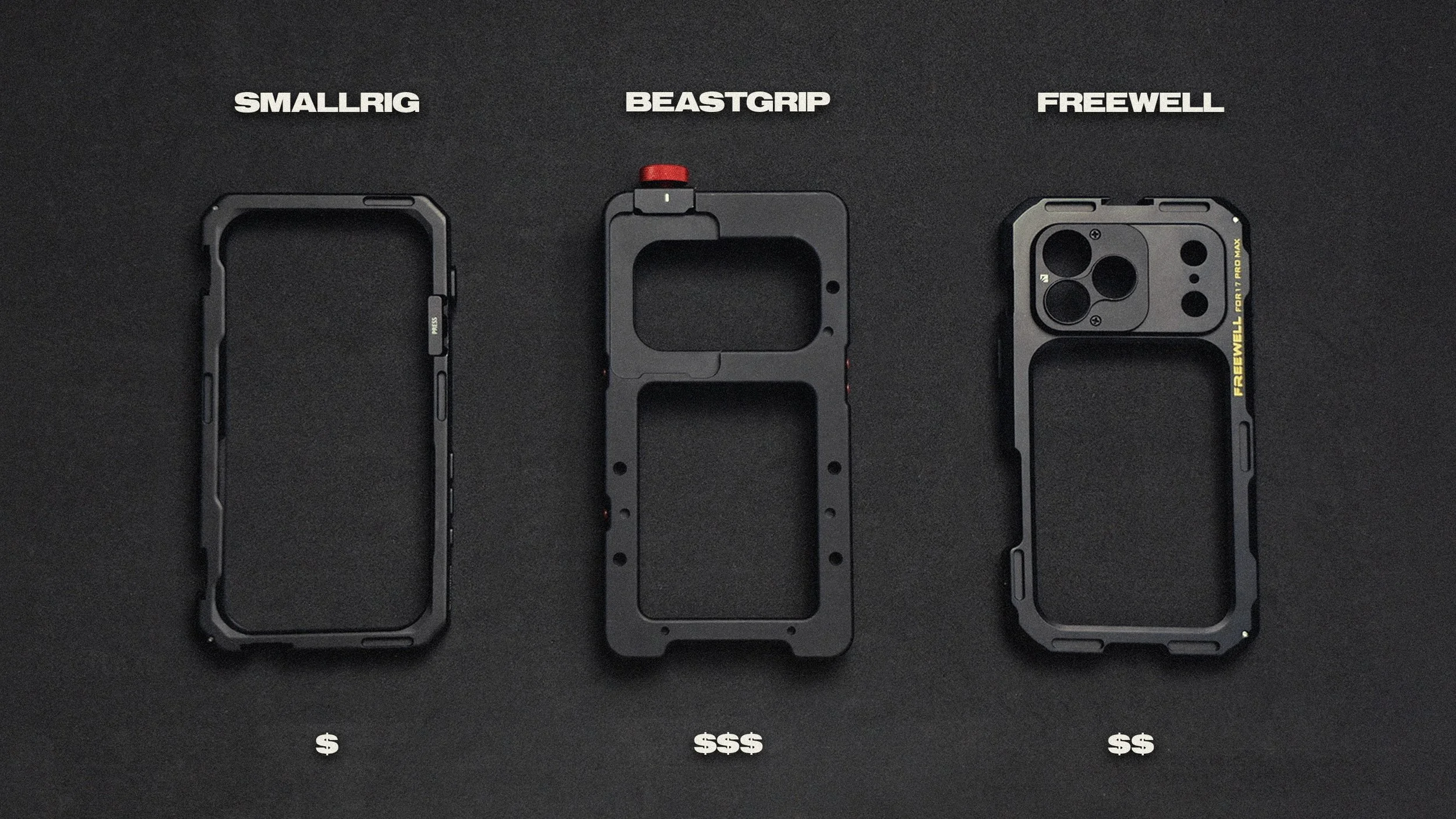 iPhone Cage Comparison: SmallRig vs Freewell vs Beastgrip 
