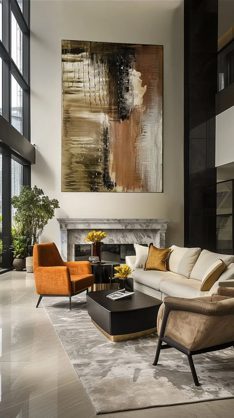 Ember Ground by Shanly Simpson, shown in an interior setting.