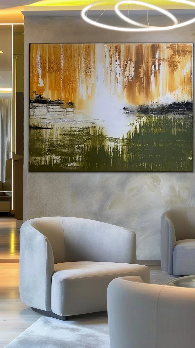 Aurora of the Fields by Shanly Simpson, shown in an interior setting.