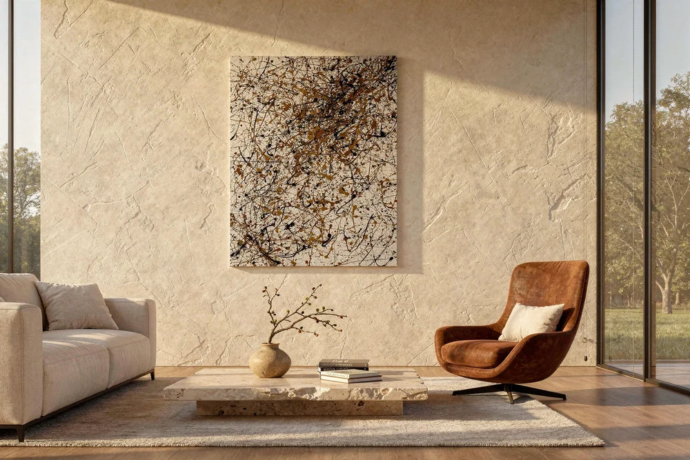 Crossing Signals by Shanly Simpson, shown in an interior setting.