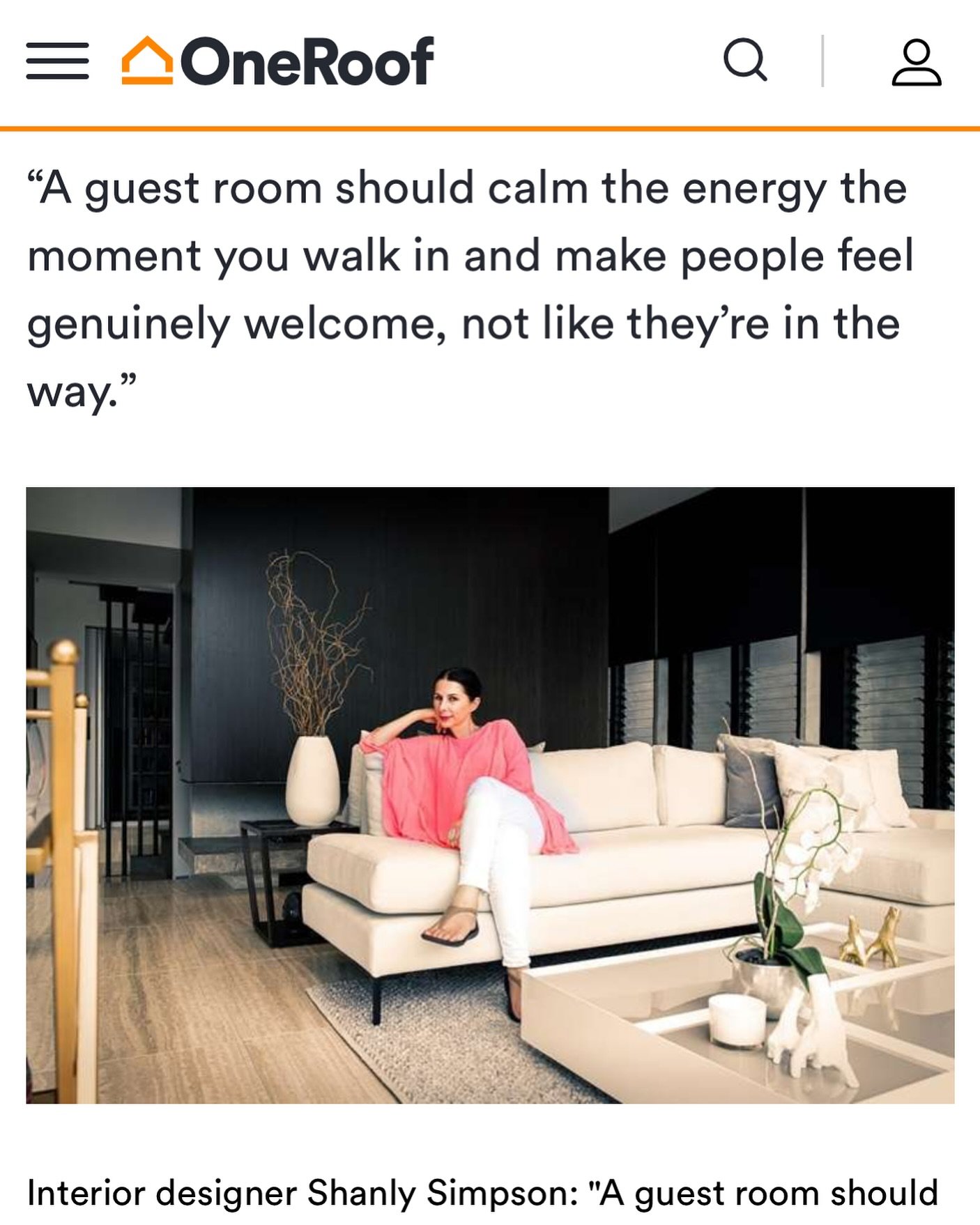 &ldquo;Look Mum, I made the newspaper! 😂 So happy with how this piece by Nicola Martin turned out! Read it here👇 https://www.oneroof.co.nz/news/guest-rooms-fit-for-a-listers-kiwi-interior-designers-top-tips-for-a-stylish-sleeper-48886&rdquo;