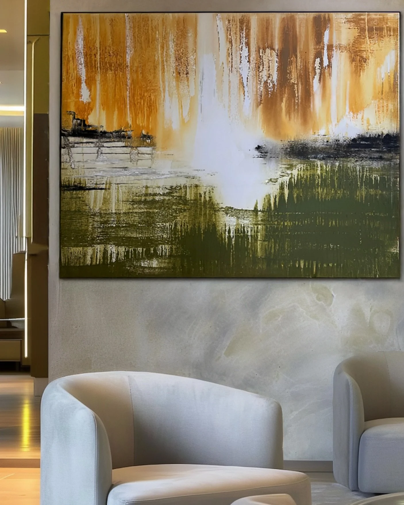 One of my pieces at &ldquo;Art Affair&rdquo; this weekend &hearts;️