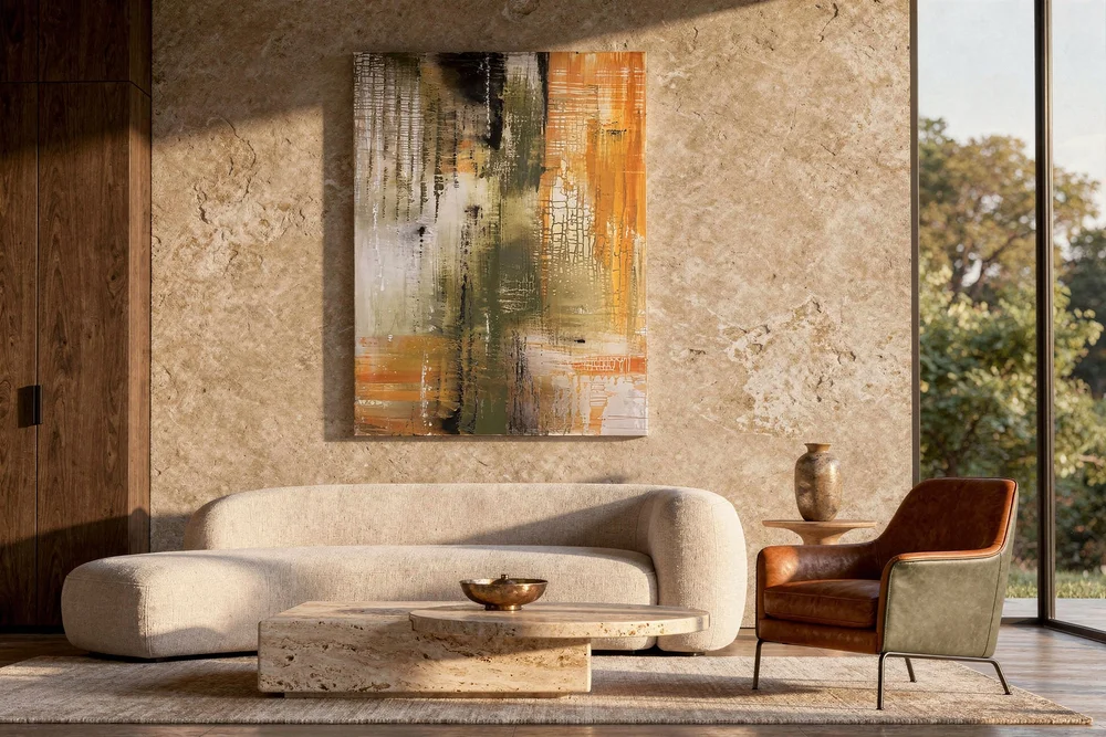 Fault Lines by Shanly Simpson, shown in an interior setting.
