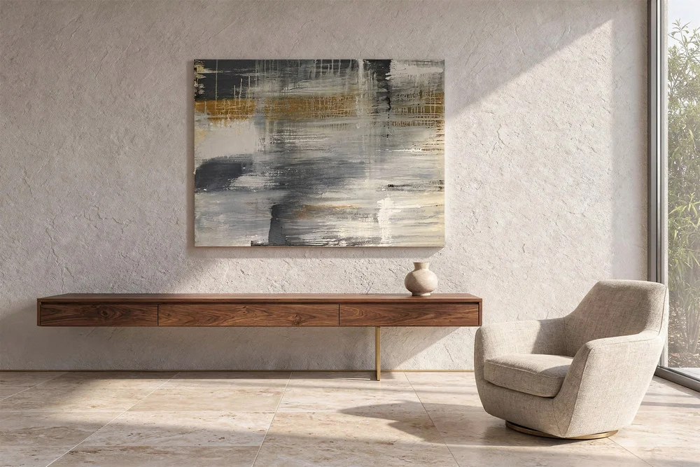 Dissolving City by Shanly Simpson, shown in an interior setting.