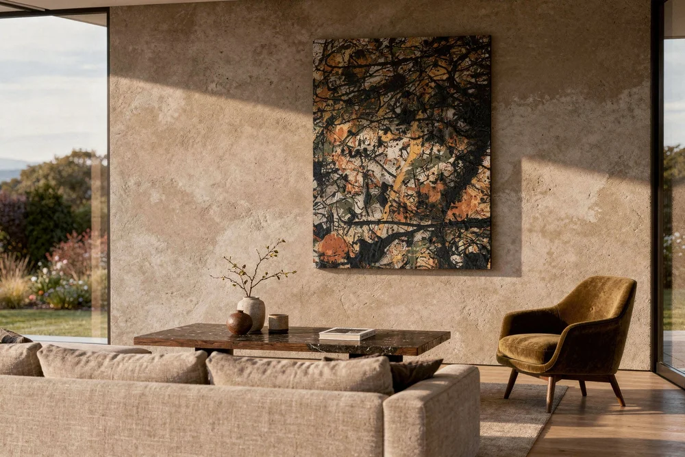 Night Tangle by Shanly Simpson, shown in an interior setting.