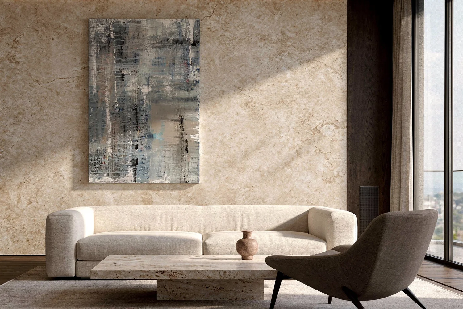 After Rain by Shanly Simpson, shown in an interior setting.