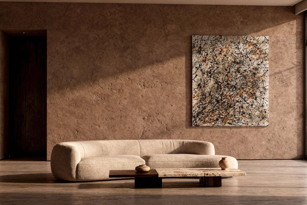 The Dense Middle by Shanly Simpson, shown in an interior setting.