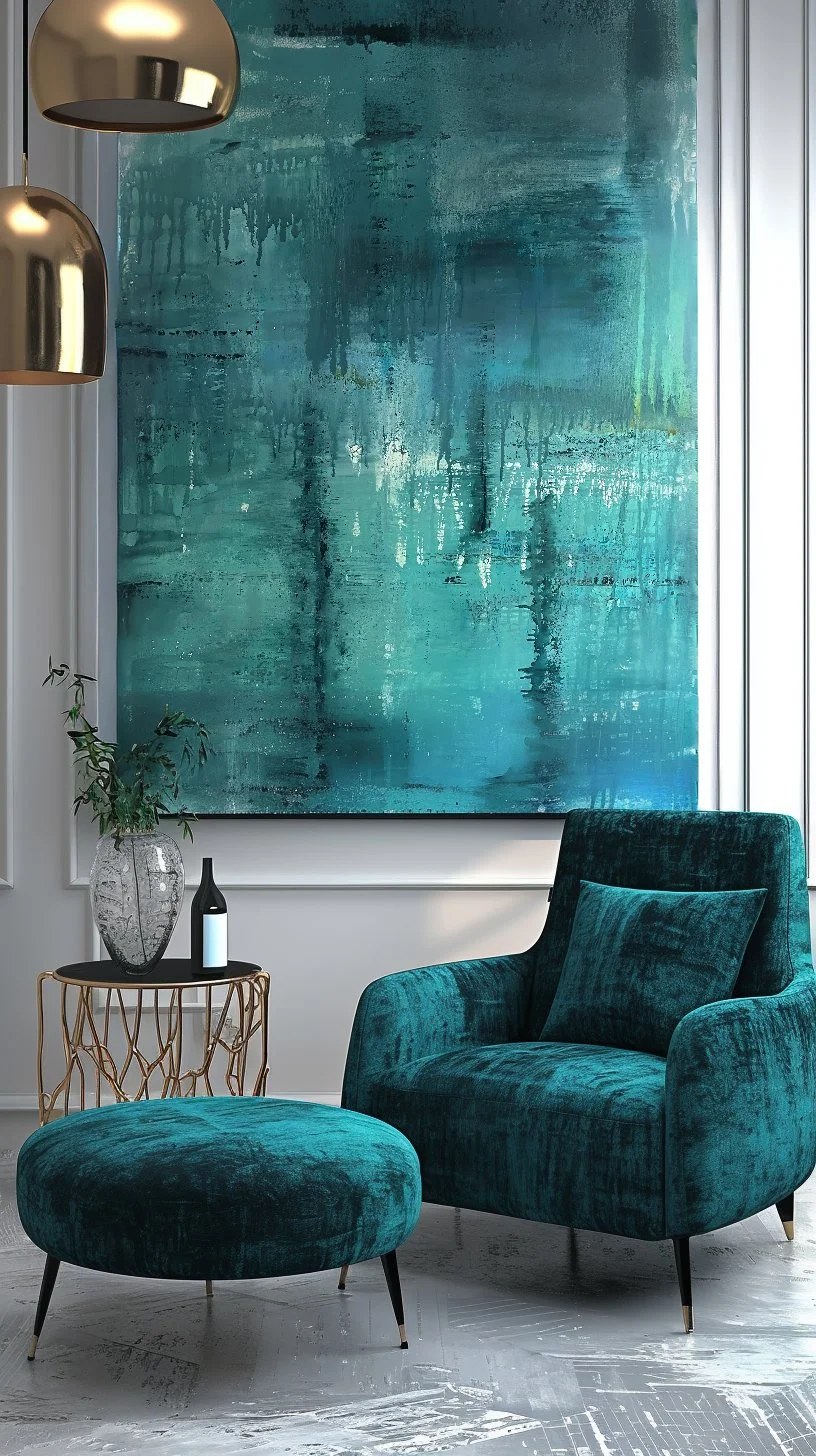 Quiet Tide by Shanly Simpson, shown in an interior setting.