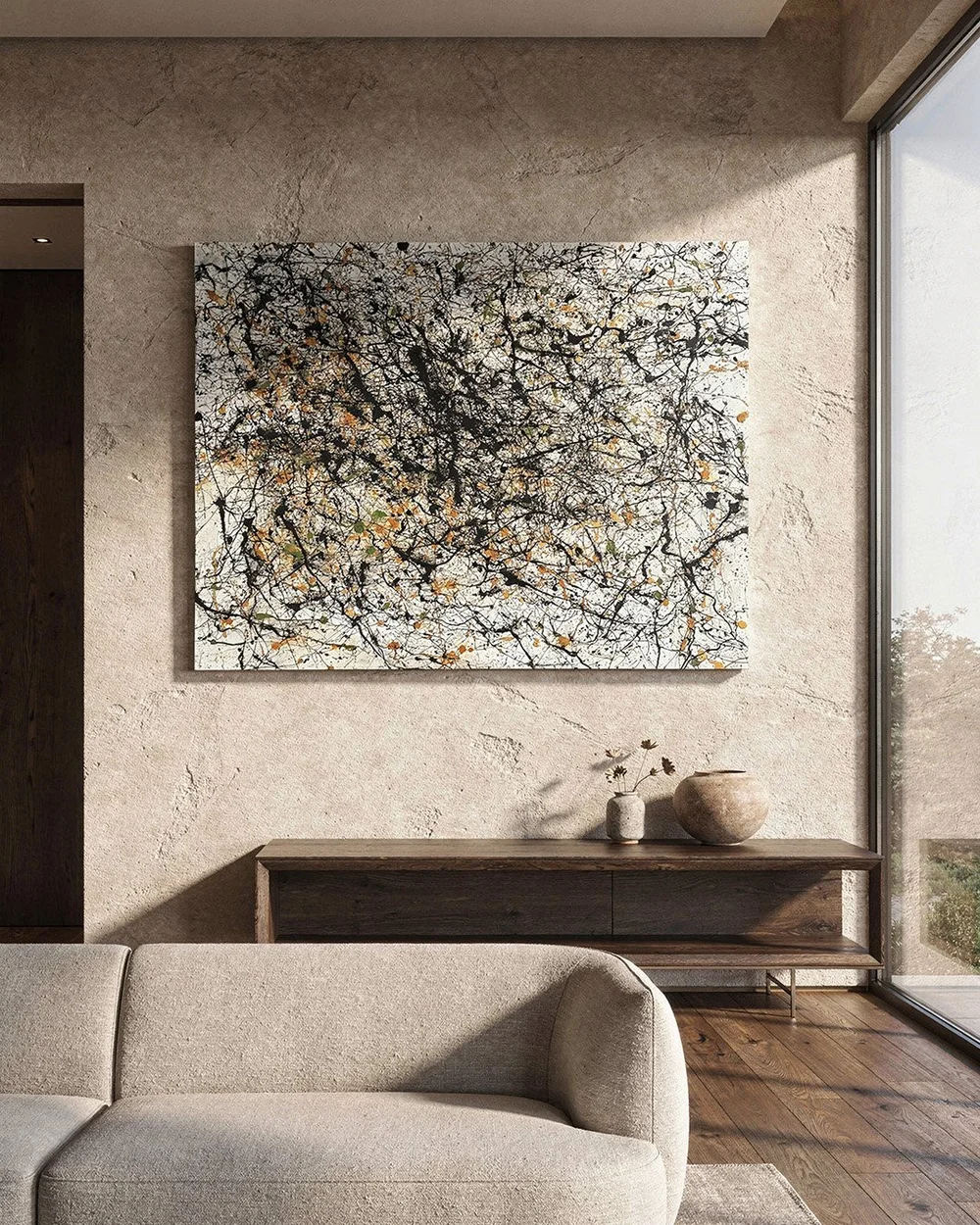 Field of Interference by Shanly Simpson, shown in an interior setting.