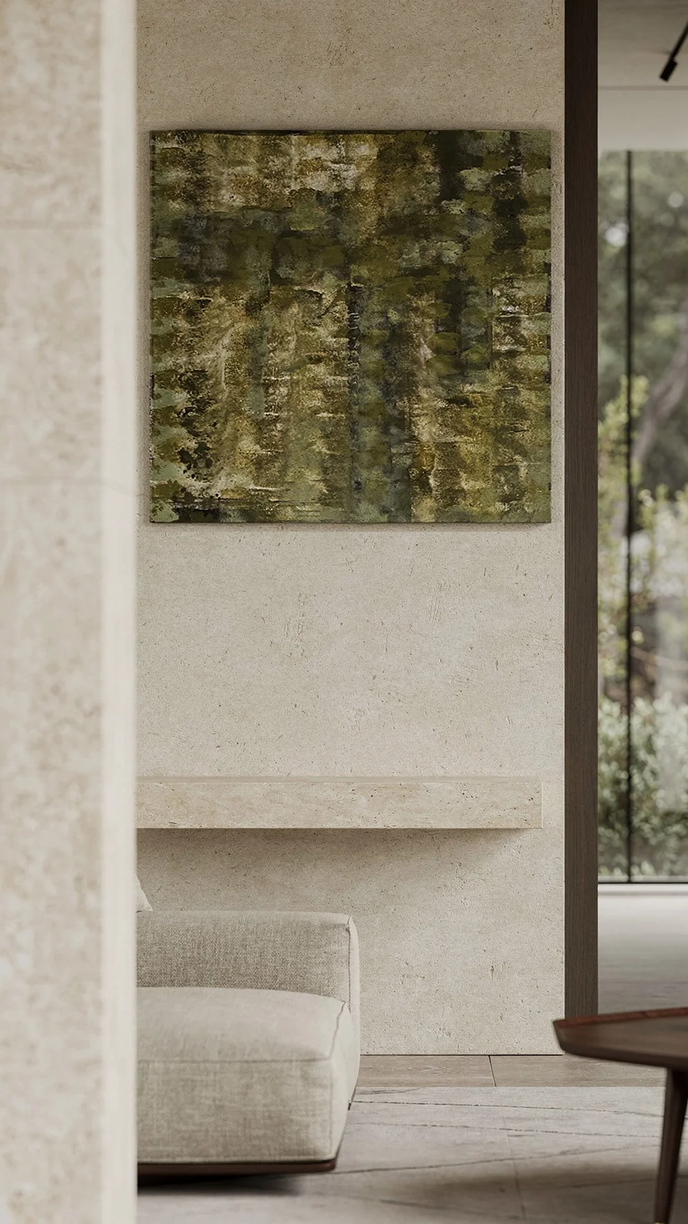 Moss Chamber by Shanly Simpson, shown in an interior setting.