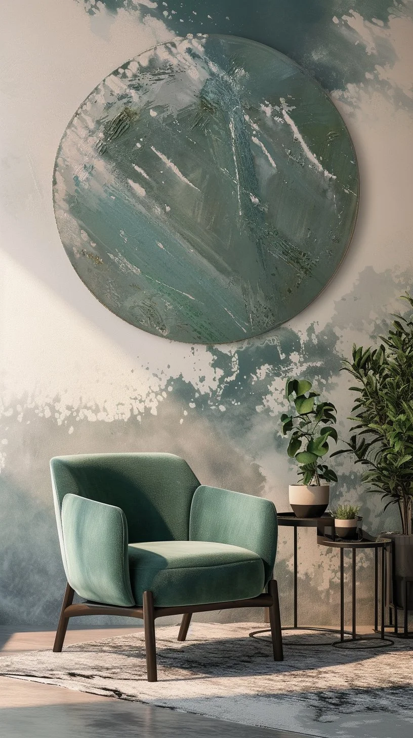 Whispering Tide by Shanly Simpson, shown in an interior setting.