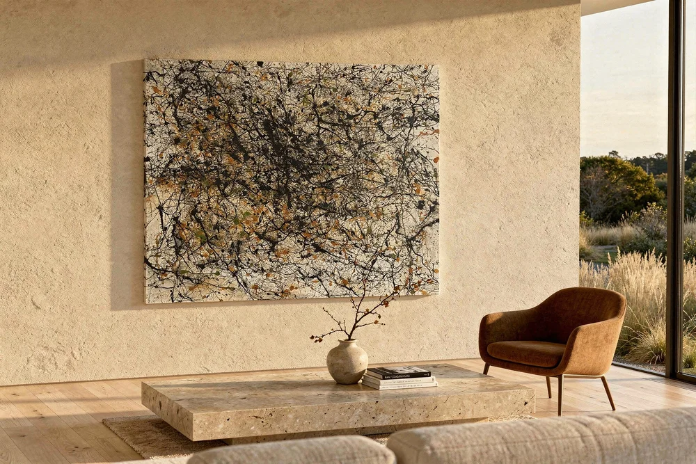 Field of Interference by Shanly Simpson, shown in an interior setting.