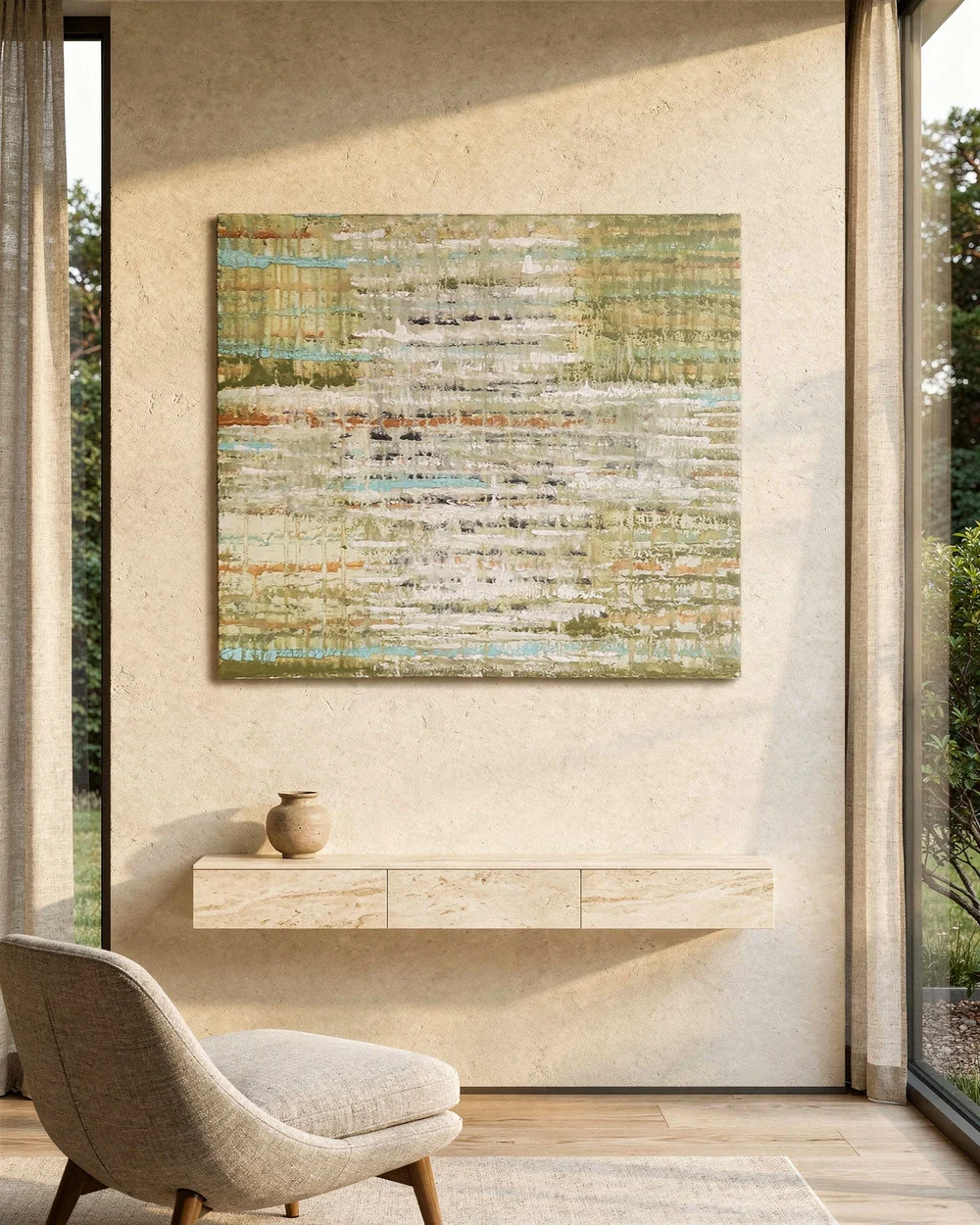 Quiet Structure by Shanly Simpson, shown in an interior setting.