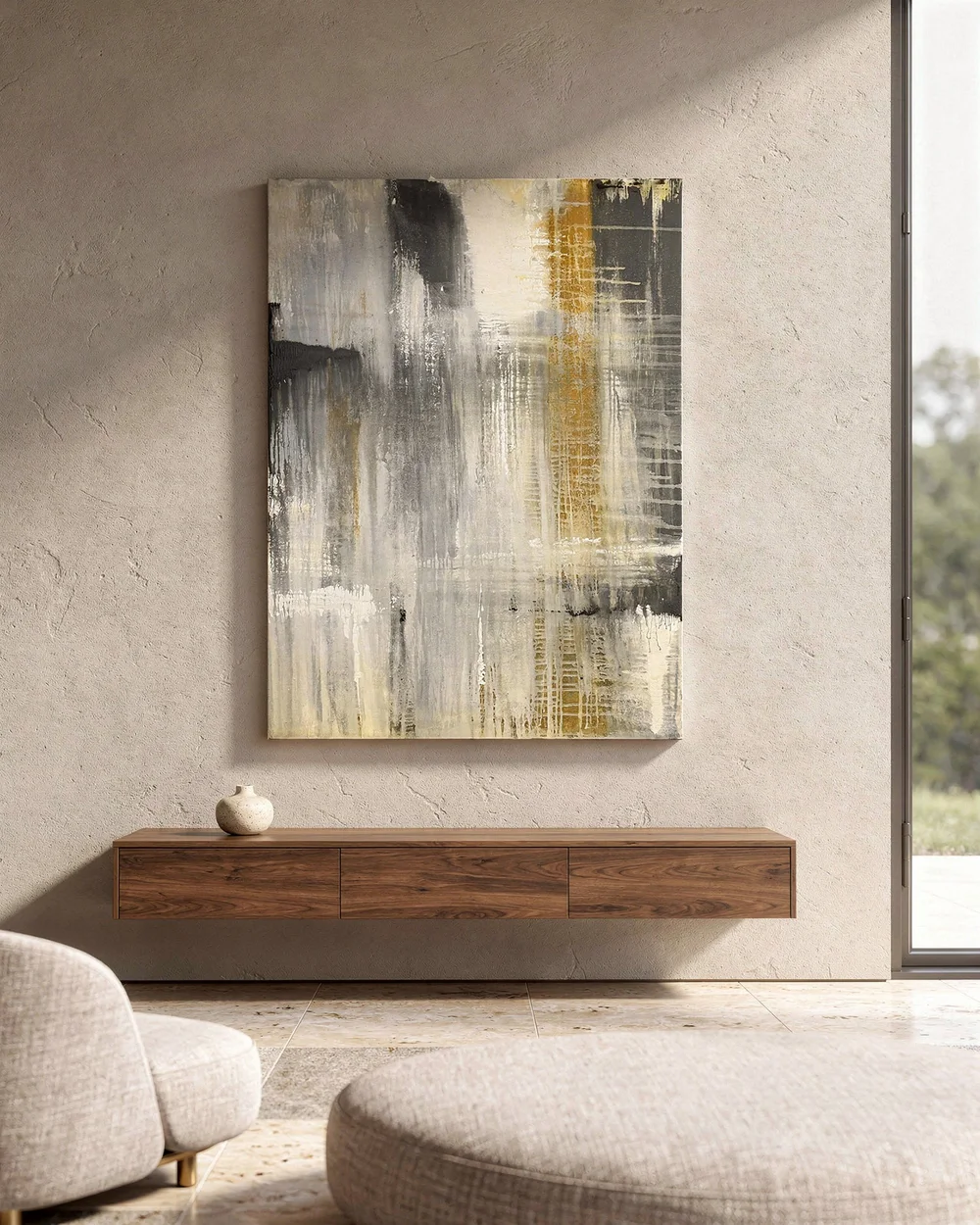Dissolving City by Shanly Simpson, shown in an interior setting.