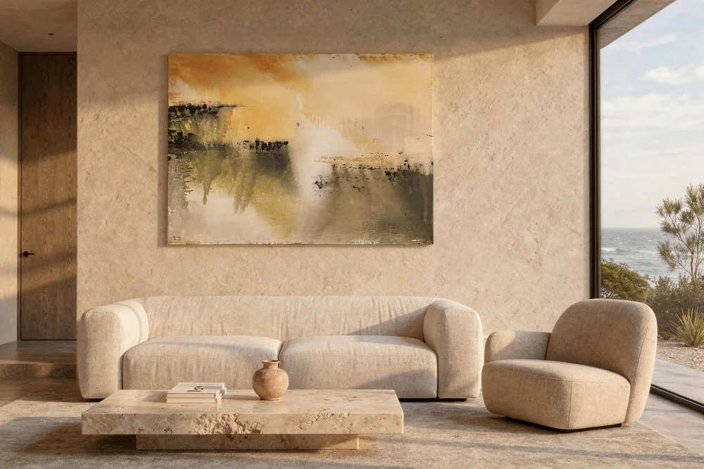 The Clearing by Shanly Simpson, shown in an interior setting.