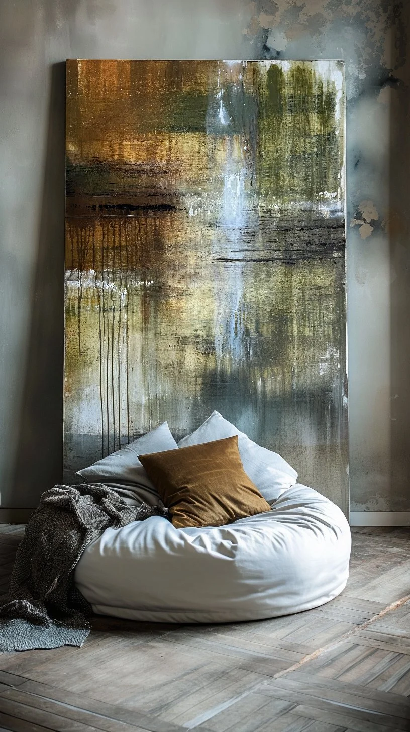 Echoes of Gold by Shanly Simpson, shown in an interior setting.