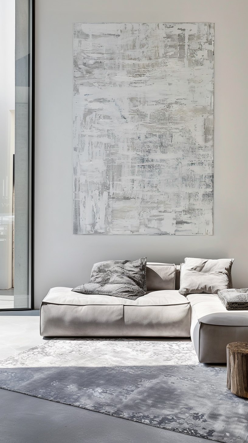 Veil of Stillness by Shanly Simpson, shown in an interior setting.