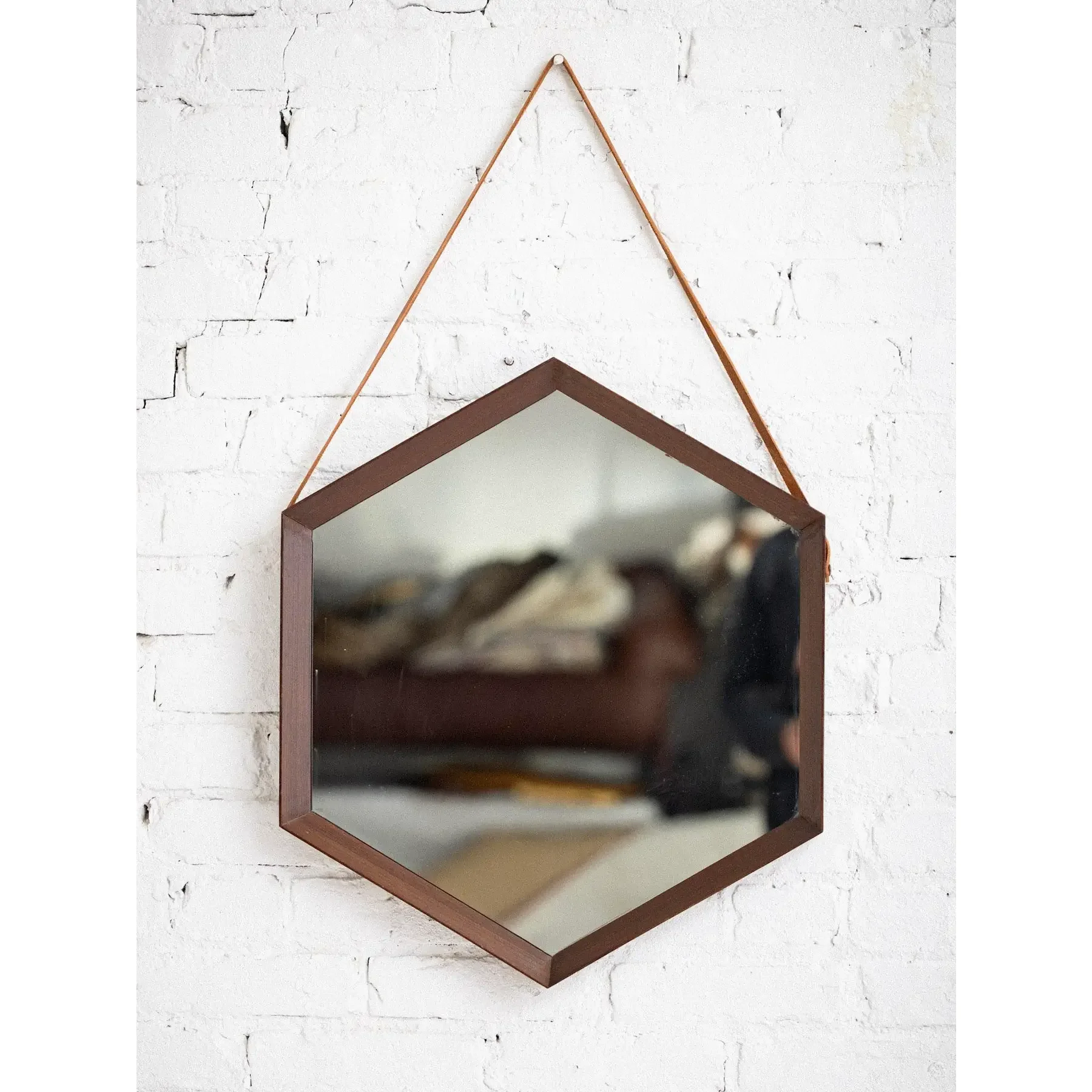 hexagonal-mid-century-wood-framed-mirror-8233.webp