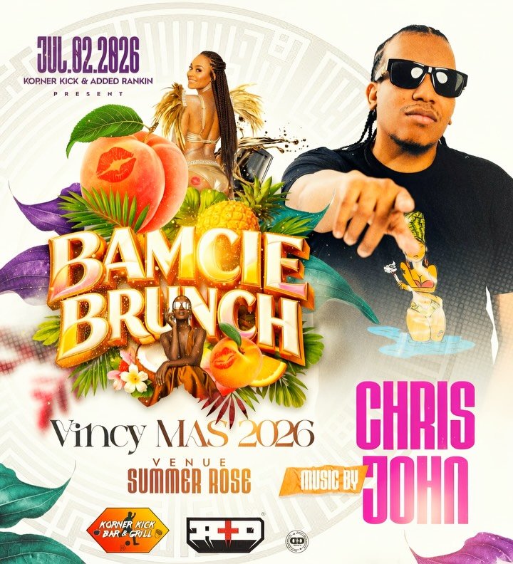 From the first pour to the last wine, the vibes will be unmatched. ✨

Bringing the energy to Bamcie Brunch is none other than Chris John , serving the perfect soundtrack for a day of good food, great company, and unforgettable Soca vibes.

📍 Summer 