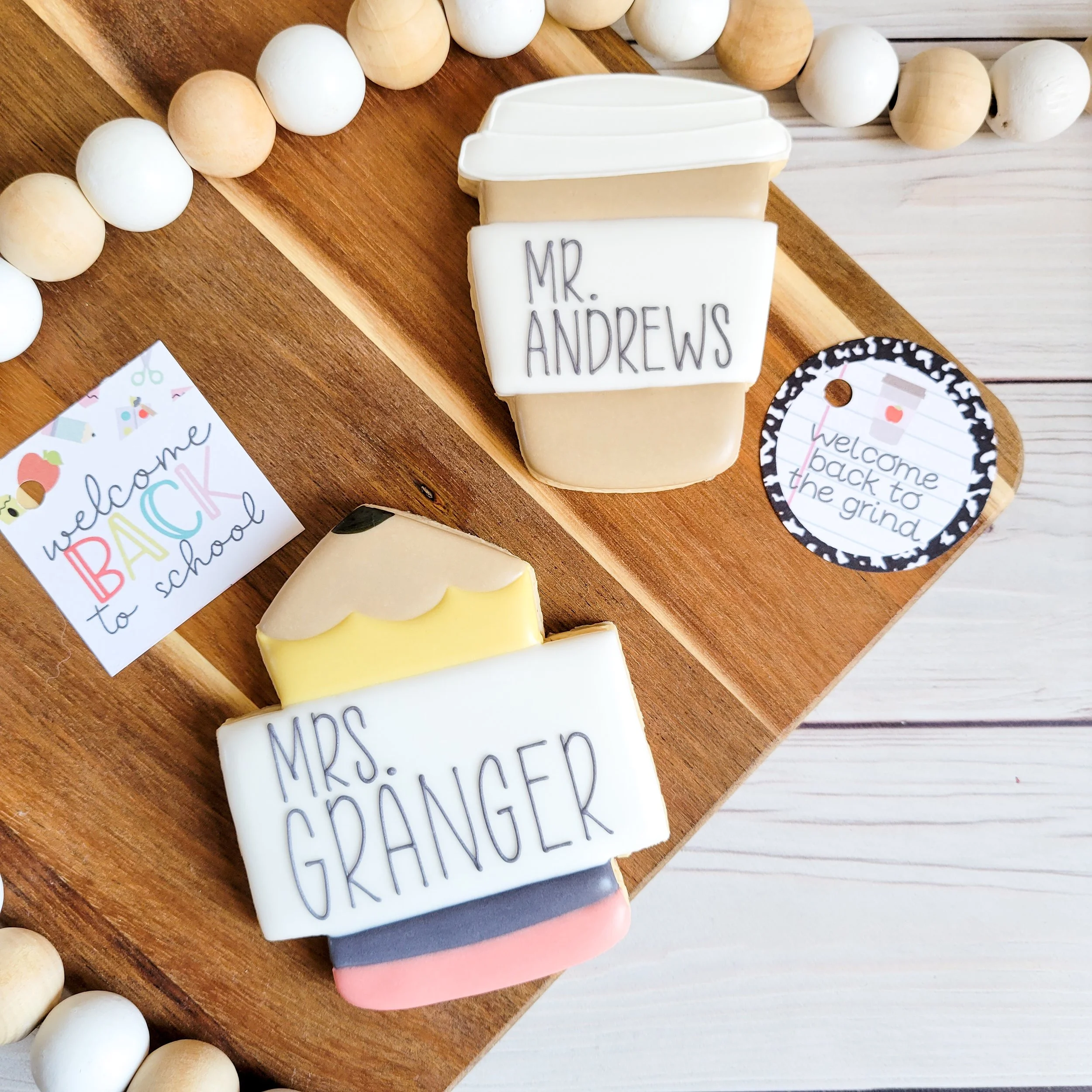 Personalized Teacher Cookies