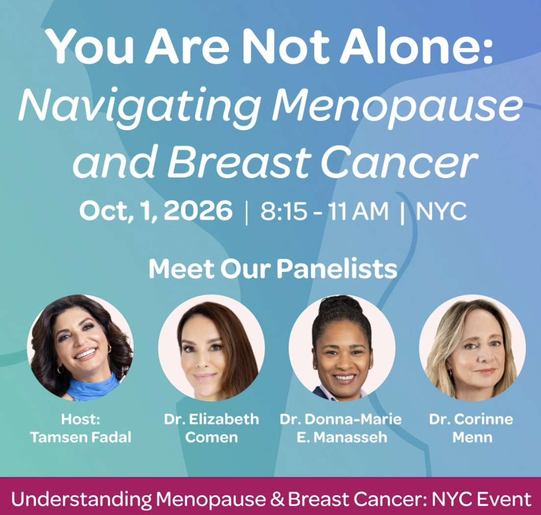 You are note alone: Navigating Menopause and Breast Cancer