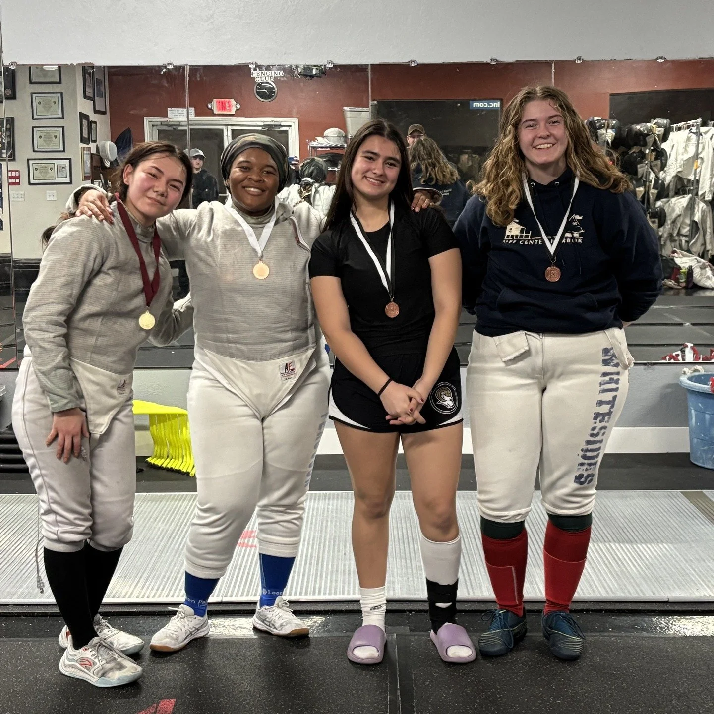 Congrats to our awesome saber fencers for their great results over at Valkyrie fencing this weekend!

Mixed Saber: 3rd place, Maya Kurth
E and Under Mixed Saber: 3rd place, Maya Kurth and Kanno Aguinaga
Y12 Mixed Saber: 2st place, Luke Smith and 3rd 