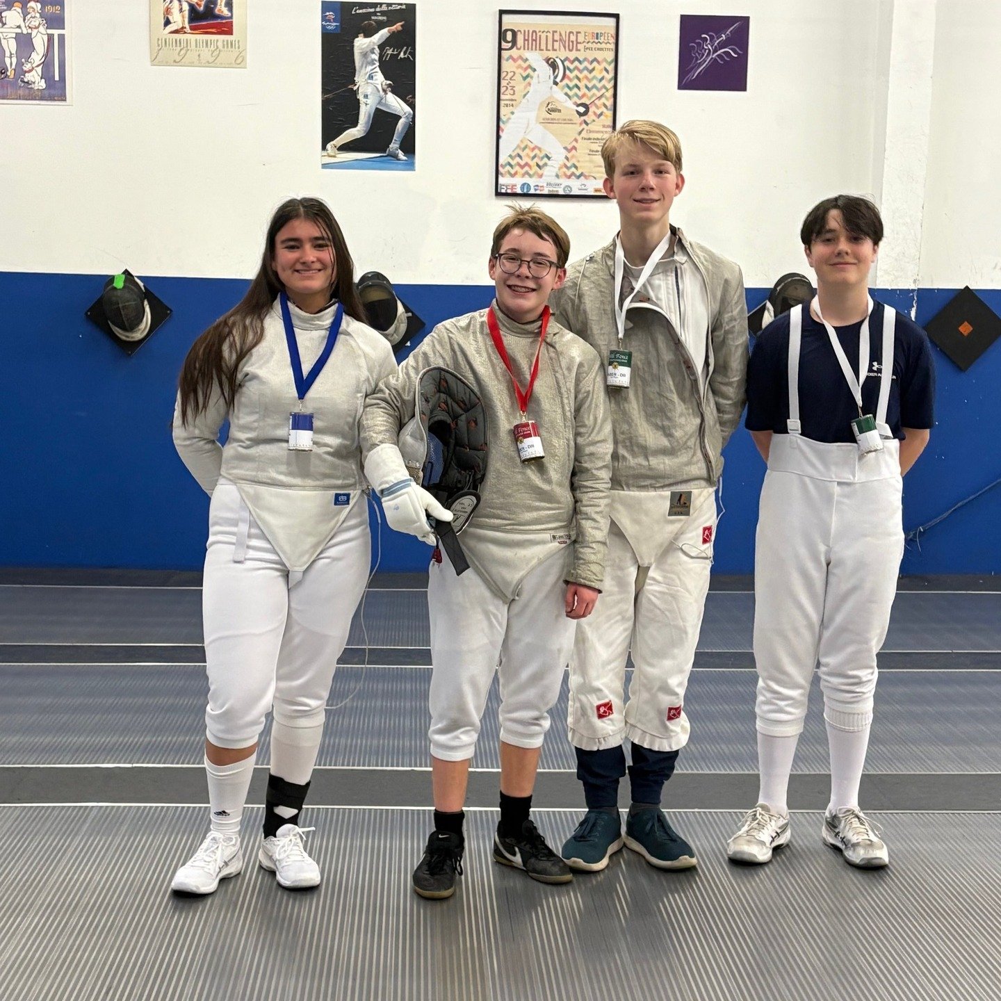 Congrats to our fantastic saber fencers for their great results over at Wasatch fencing this past weekend!

D and Under Saber: 1st place, Maya Kurth and 3rd place, Peter Worsham
Senior Mixed Saber: 3rd place, Maya Kurth

Great job as well to our epee