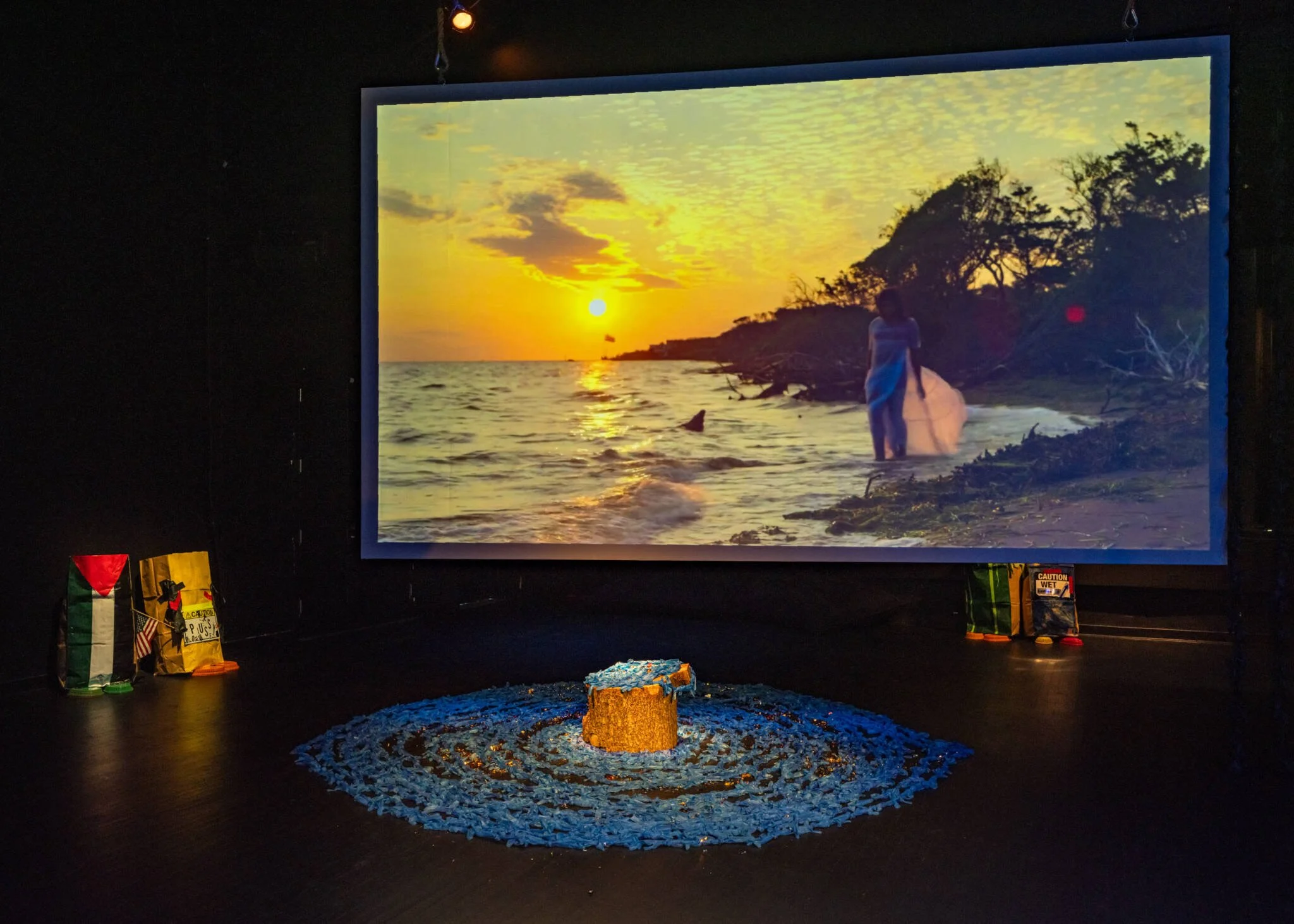 Keioui Keijaun Thomas, Nasty & Full, 2024 installation view. Photo by Kris Graves.