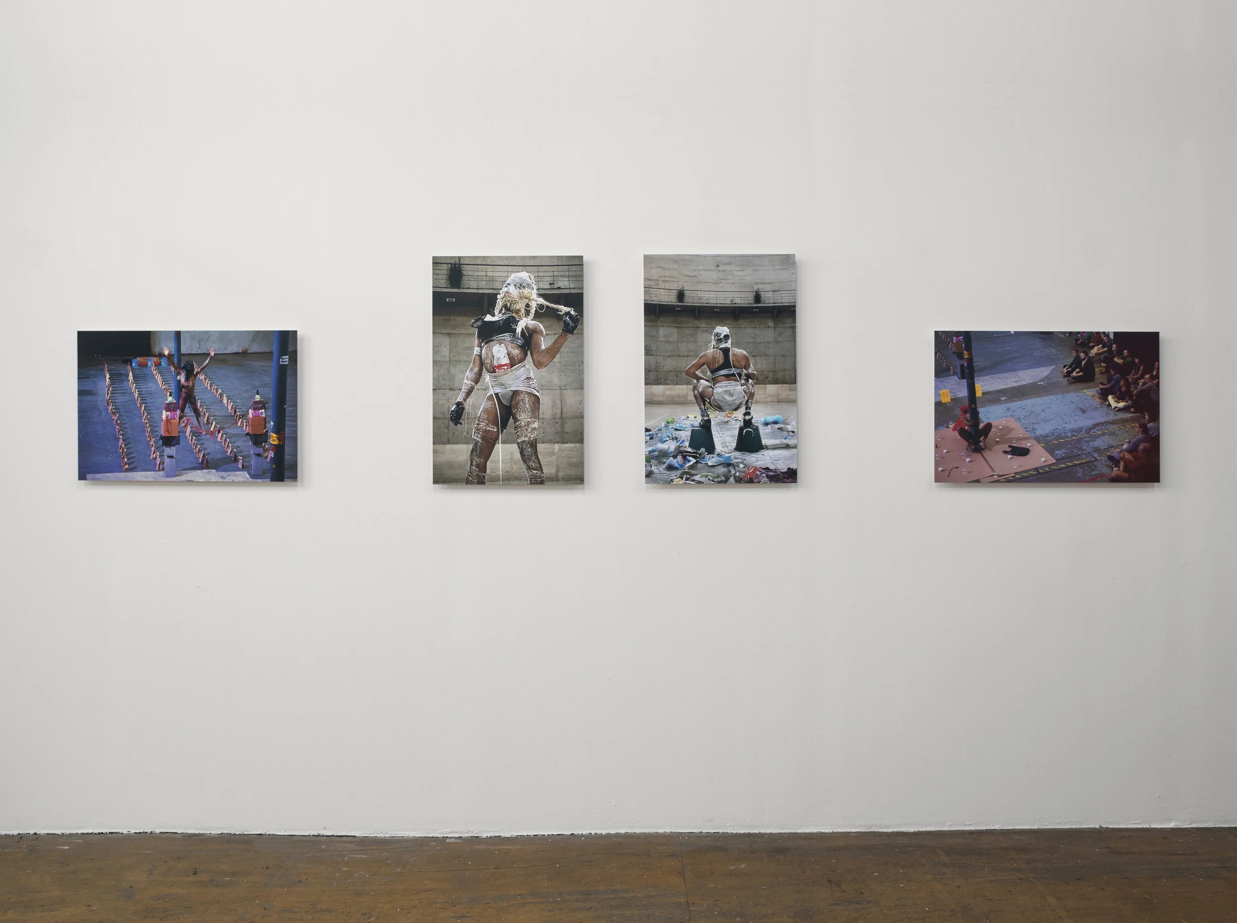 Keioui Keijaun Thomas: Hands Up, Ass Out, curated by Shehab Awad as Executive Care*, 2021, installation view at Participant Inc, New York. Photo: Daniel Kukla.