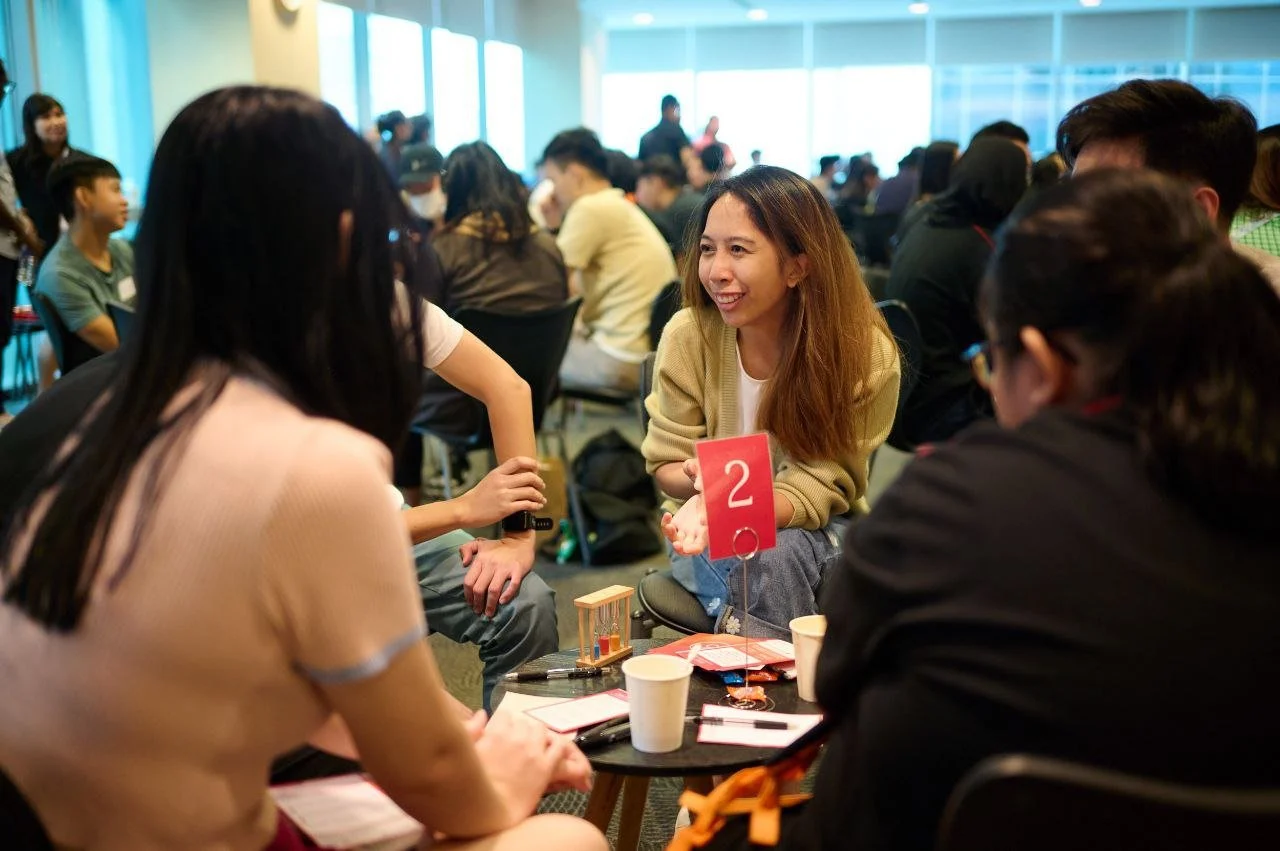 Grace table hosting a friendzone event.jpeg