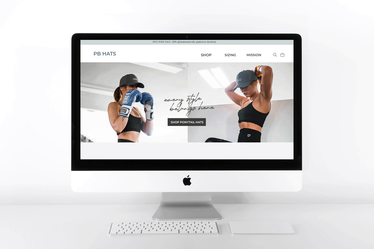 Website Design - PB Hats