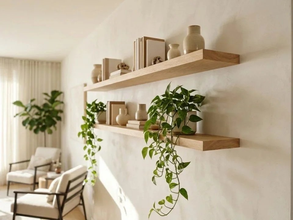 How to Fit Floating Shelves