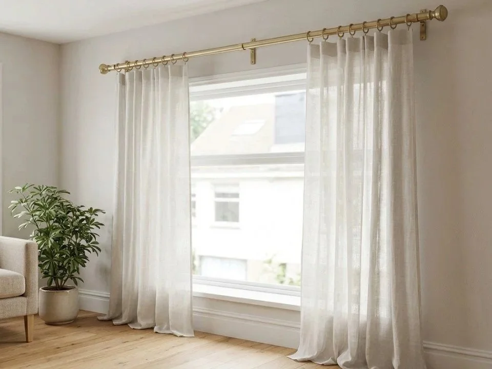 How to Fit a Curtain Pole