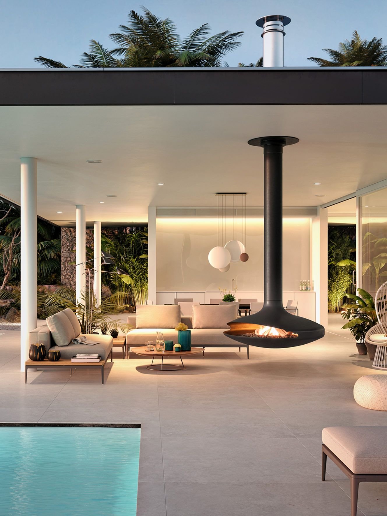 Modern Outdoor Fireplace | 25 Ideas — HomeRun Blog