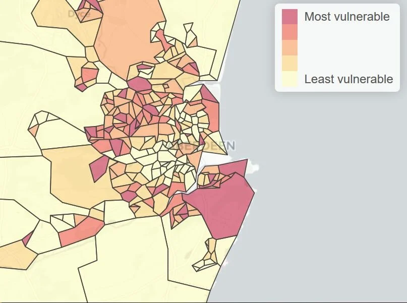 COVID-19 Community Vulnerability app