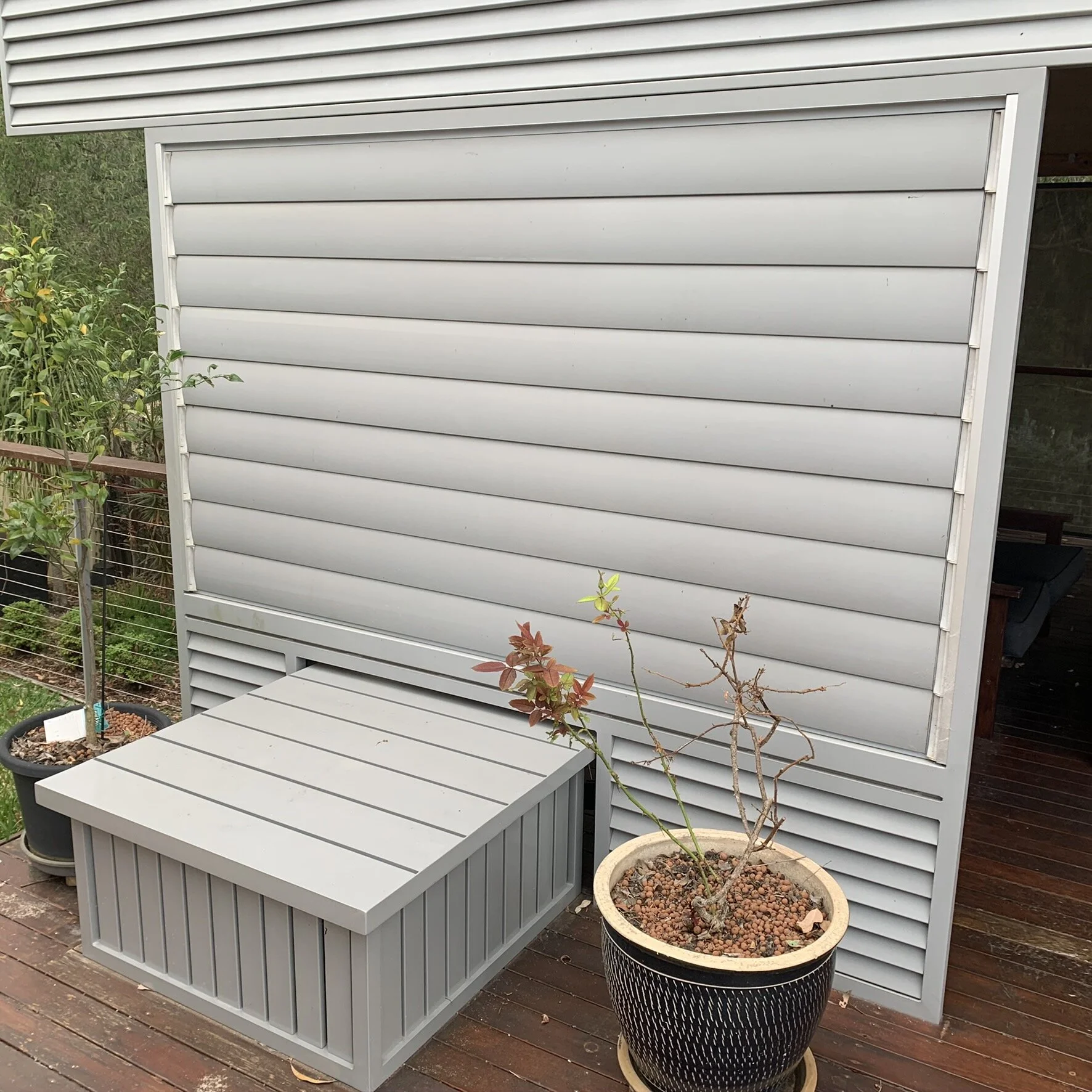 Elliptical Louvered Screen