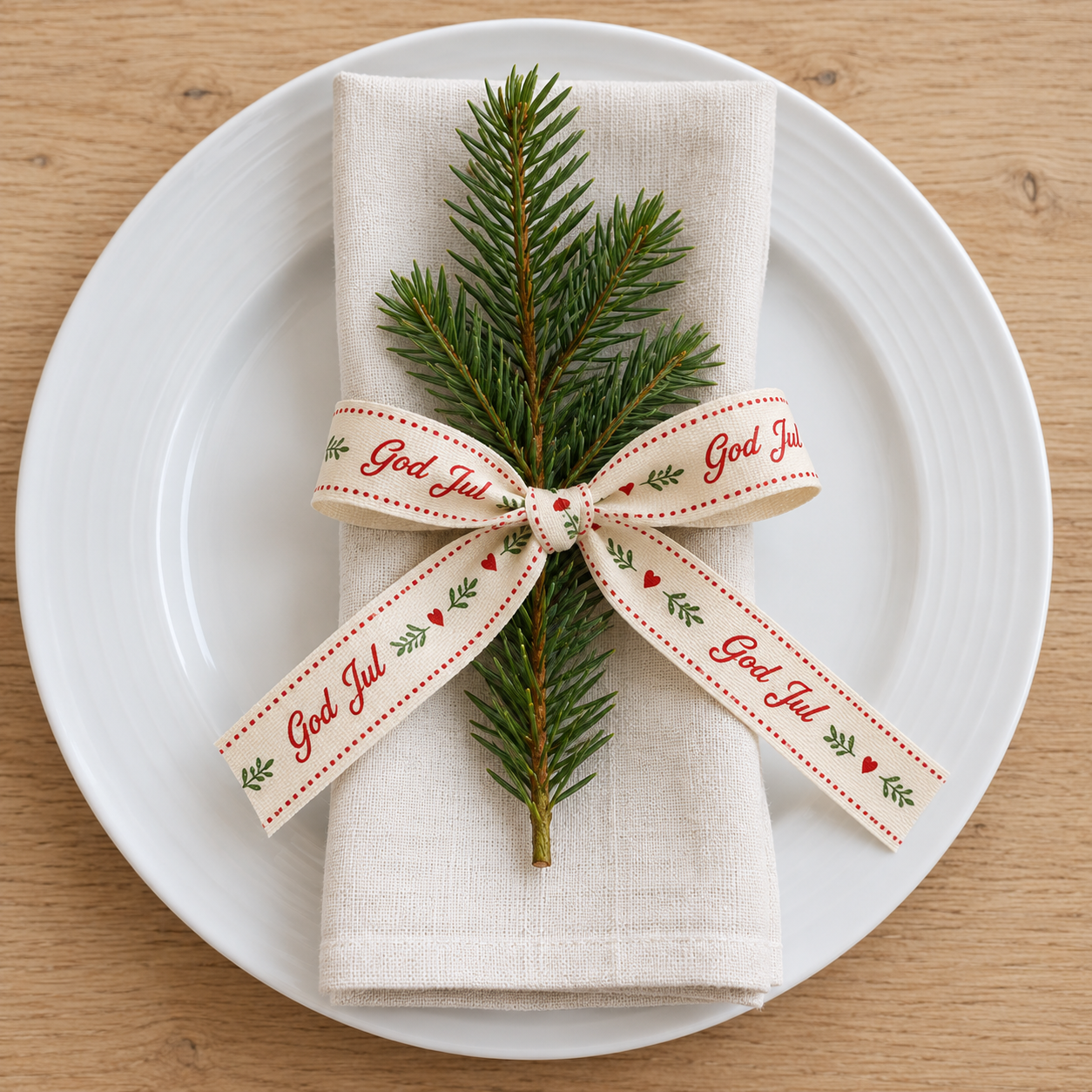 God Jul Scandinavian Christmas Place Setting.png