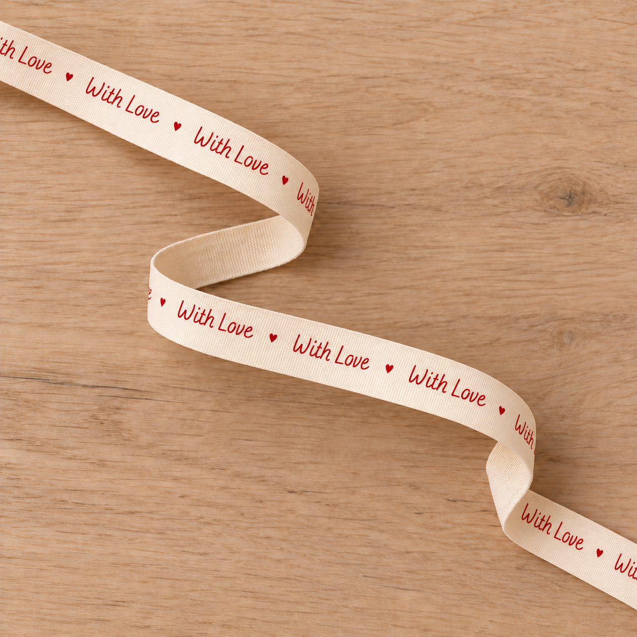 With Love ribbon on table.png