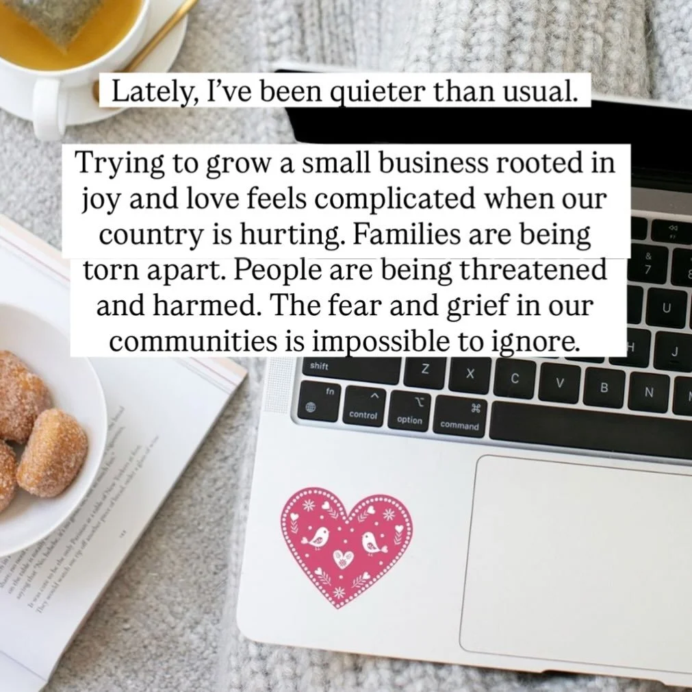 I built my business to spread love and make an impact. Instead of hiding behind my work now is the time to speak up. 

I&rsquo;ve found so many great resources @5calls and from so many of you being an inspiration speaking up. 

Thank you for being he