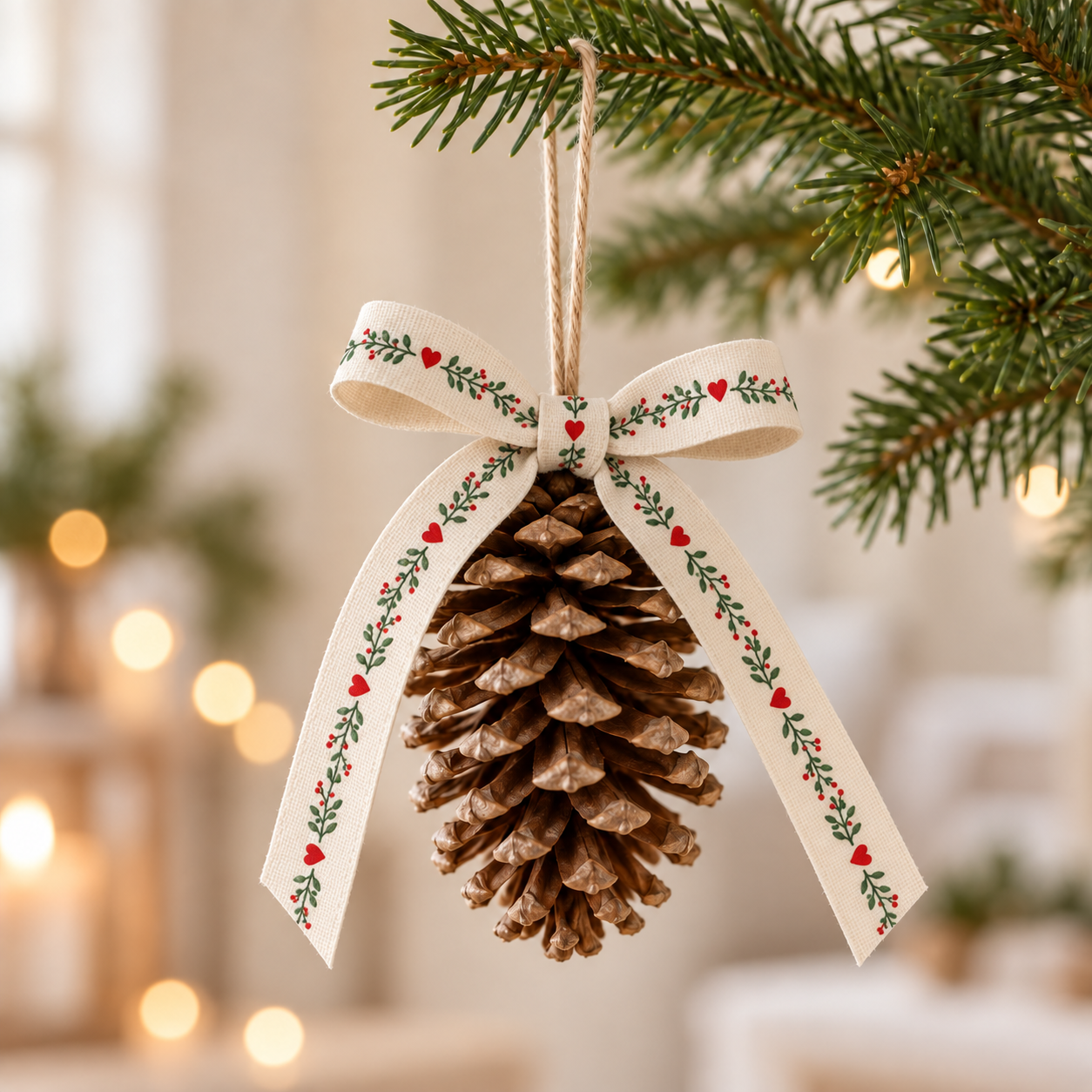 Vine Heart Cotton Ribbon on Pinecone.png
