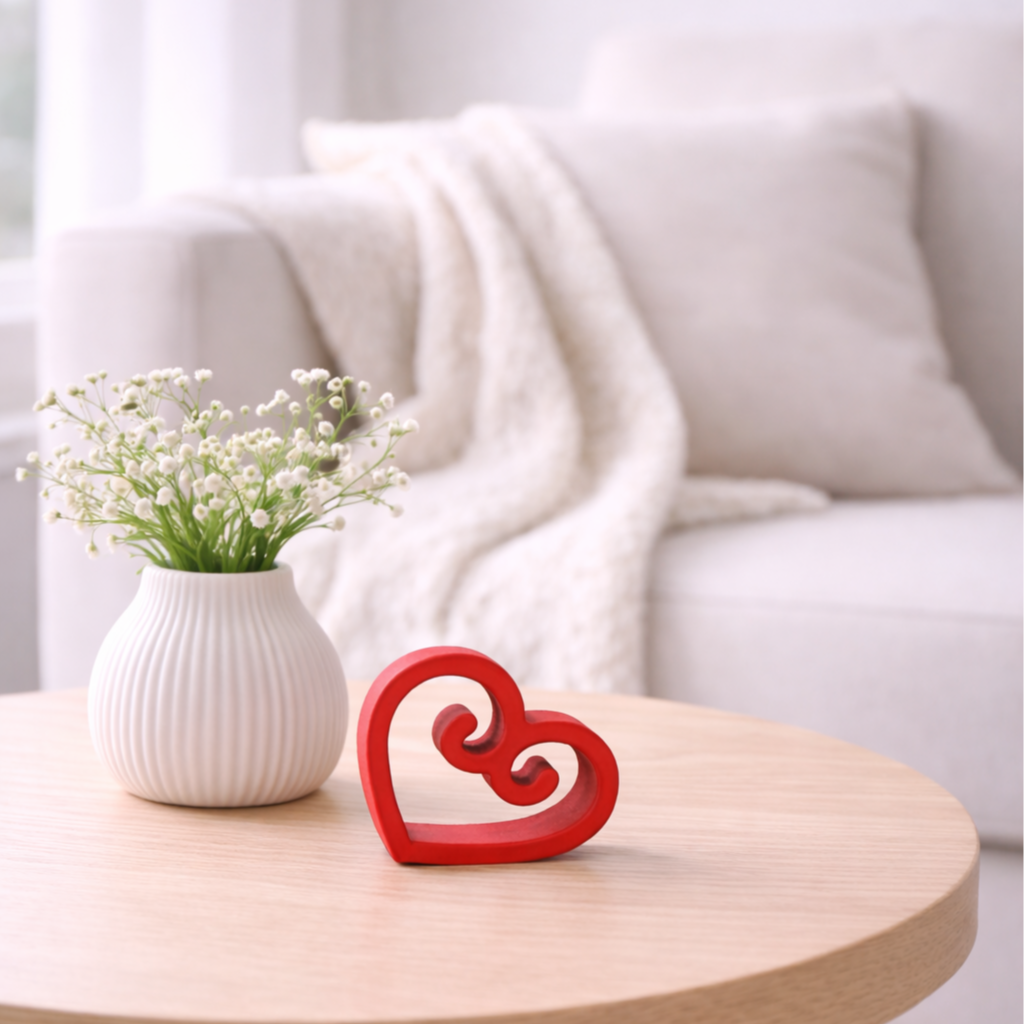 Scandinavian Wood Heart