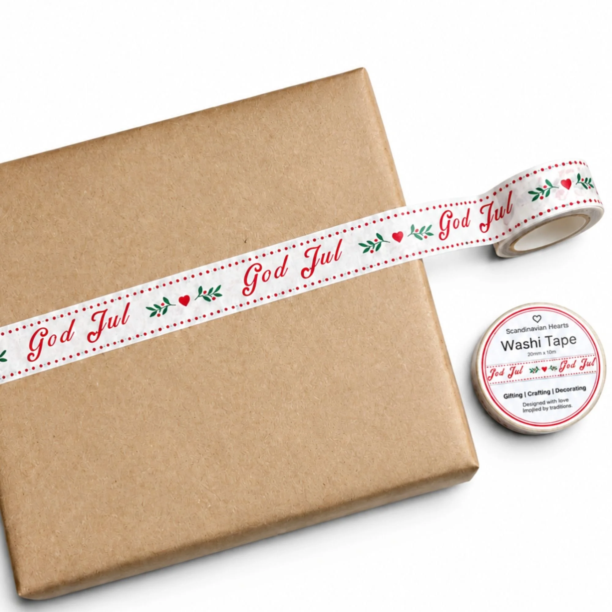 God Jul Washi Tape White on Box.jpg