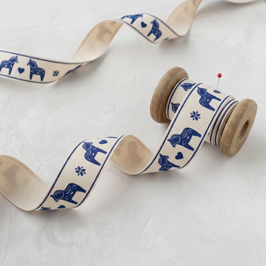 Blue+Dala+Horse+Cotton+Ribbon+Wood+Spool+3.png