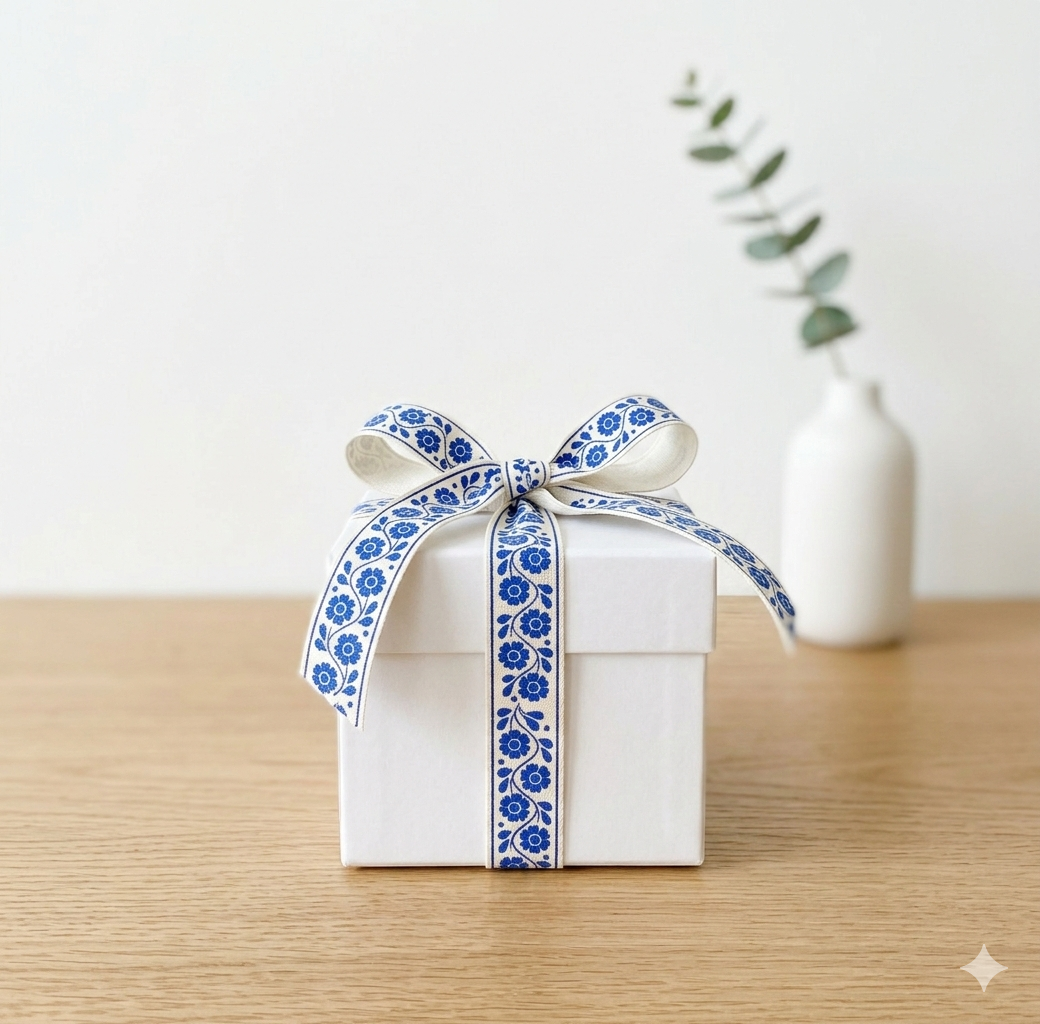 Blue Floral Cotton Ribbon Gift Box.png