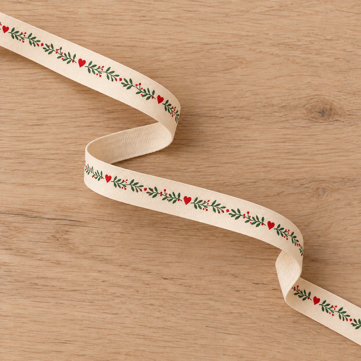 Vine-and-Hearts Cotton Ribbon on Table.png