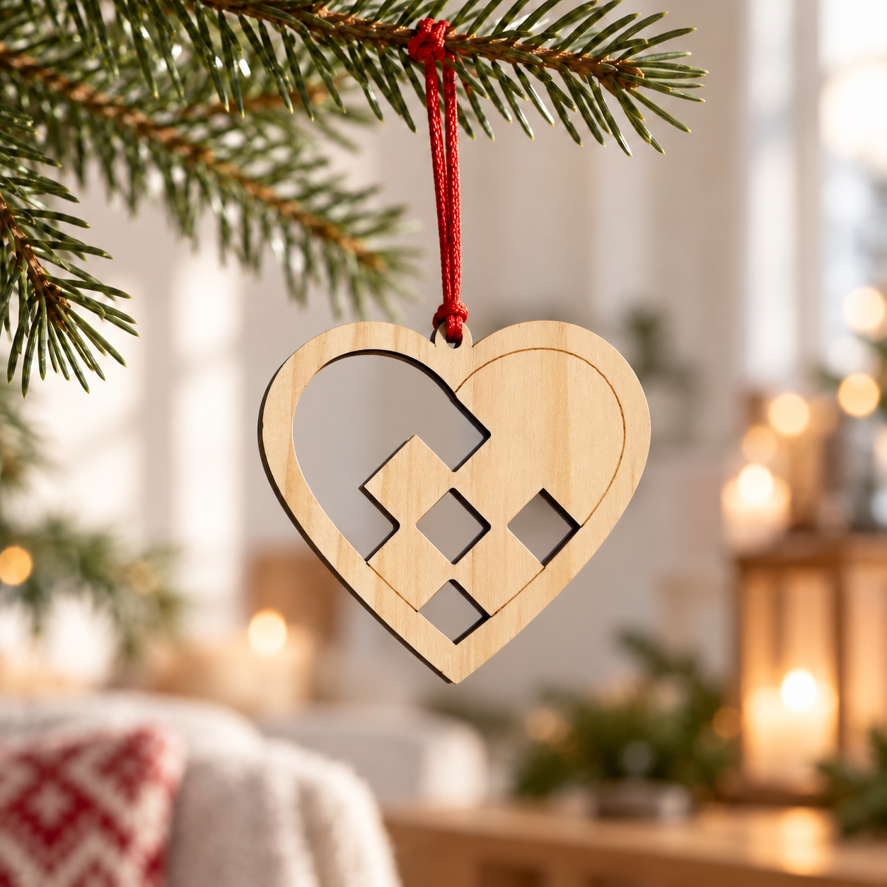 Woven Heart Ornament