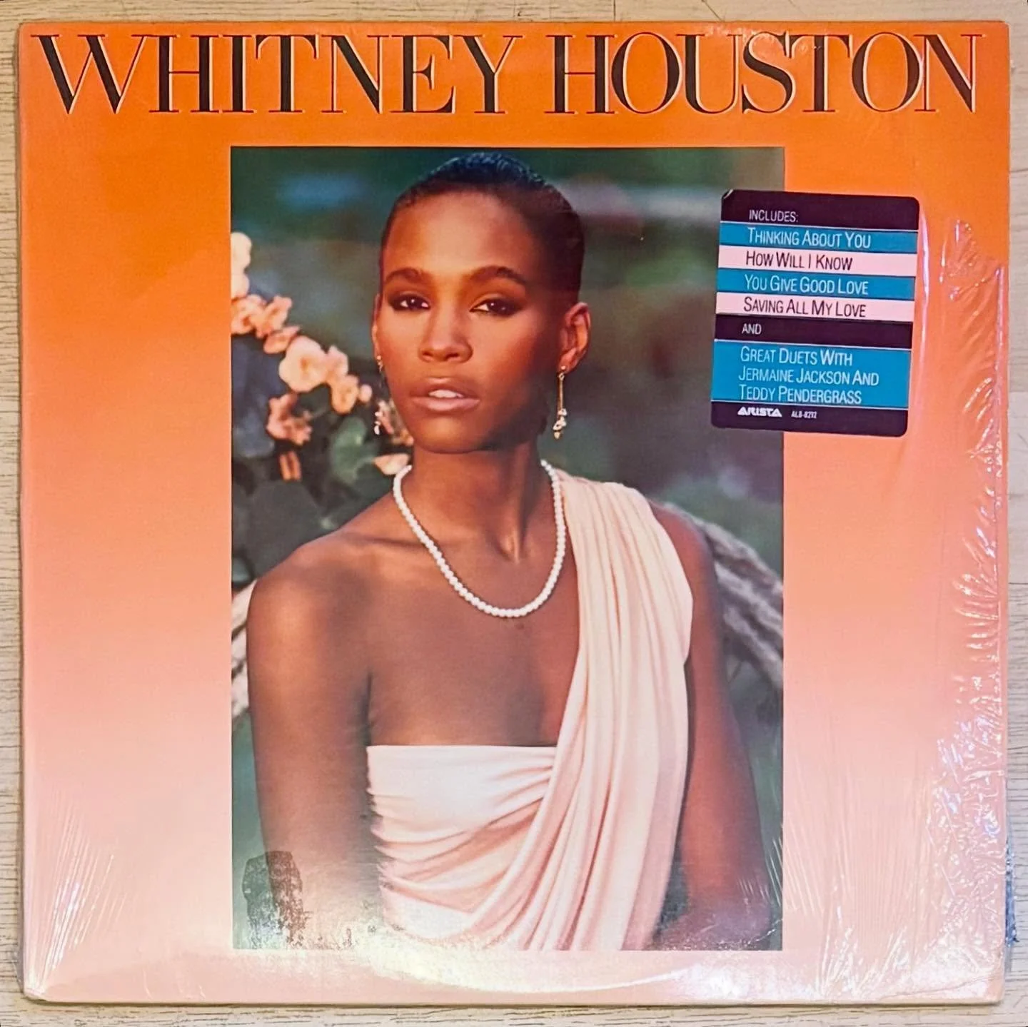 In stock. 🎤 (Someone, I forget who, was asking about the S/T Whitney. Got it!) #whitneyhouston #howwilliknow